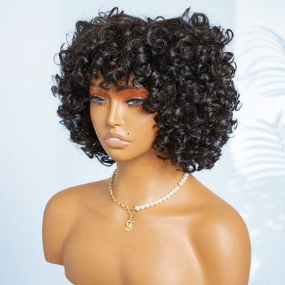 Natural Super Double Drawn Rosy Curl Wig With Bang-07