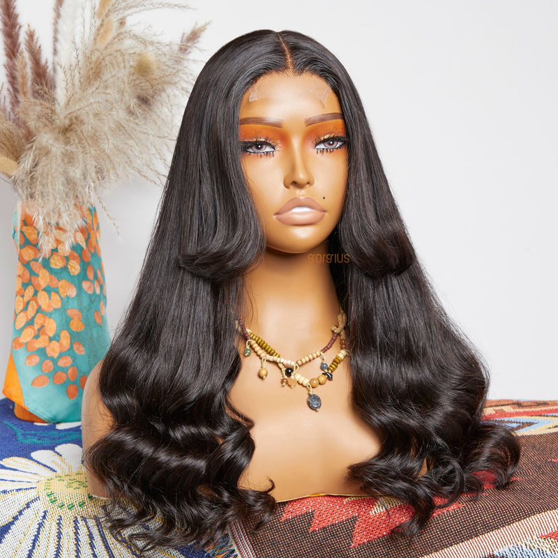 Romantic Whisper | Y-Shape HD Lace Curtain Bang Wig-01