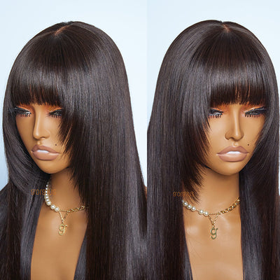 My Own Muse | Long Straight True Scalp Bang Wig-02