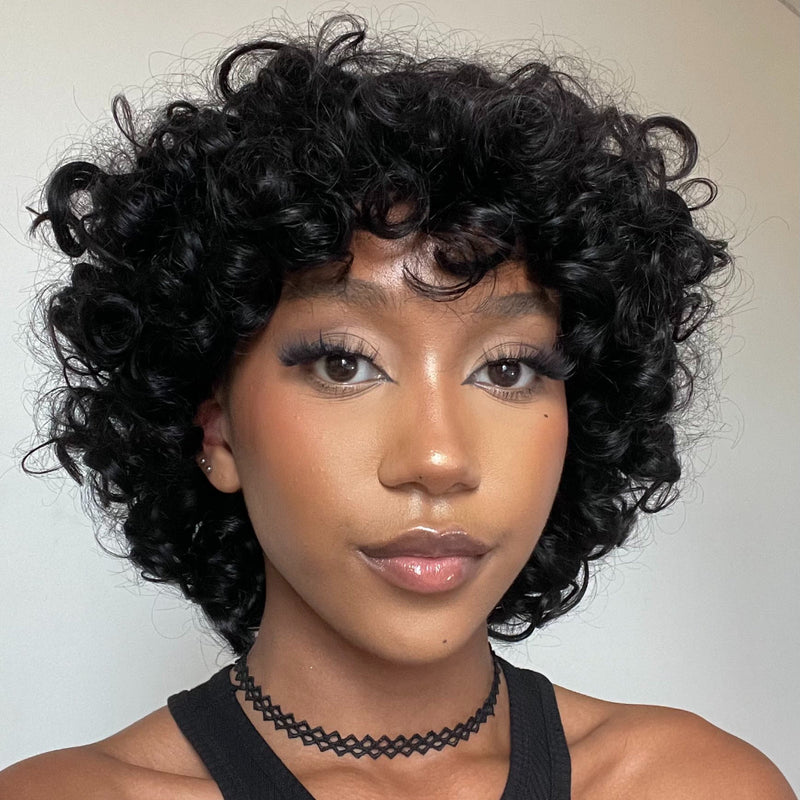 Natural Super Double Drawn Rosy Curl Wig With Bang-02