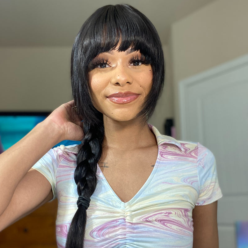 My Own Muse | Long Straight True Scalp Bang Wig