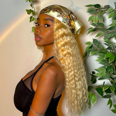 Platinum Blonde | 4X4 Lace 613 Color Bohemian Style Wig