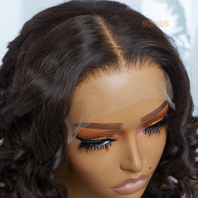 Gorgius Springy Curly Wide T Swiss HD  Lace Wig