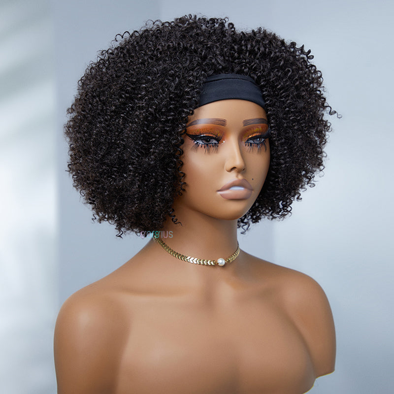 Gorgius Afro Curl Ice Cotton Headband Wig
