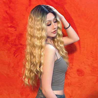 Ombre  Blonde Body Wave Lace Frontal Wig