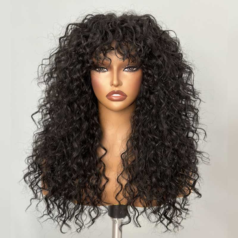 Fearless Nature |  Shake & Bomb Shaggy Curly Style Archive Premium Fiber  Wig