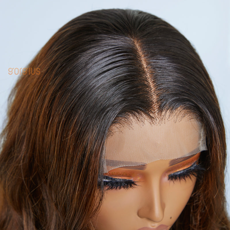 Caramel Crown | 4X4 Lace Falling Curls Bohemian Style Wig