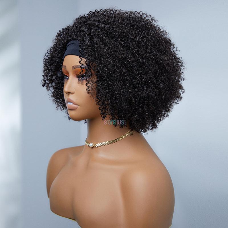 Gorgius Afro Curl Ice Cotton Headband Wig