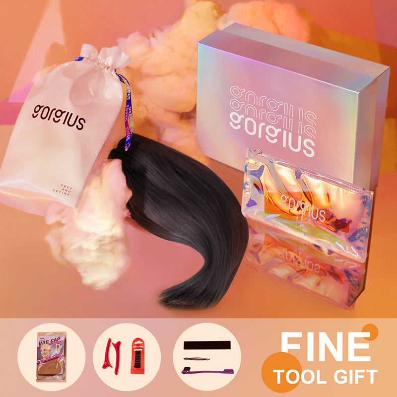 Gorgius Mix Color Highlight Posh Curl Wig With Bang